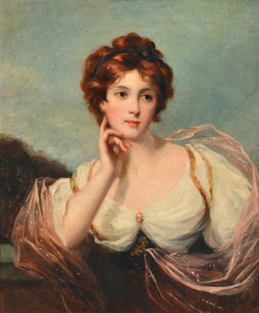 Portrait of a Young Lady with Auburn Hair