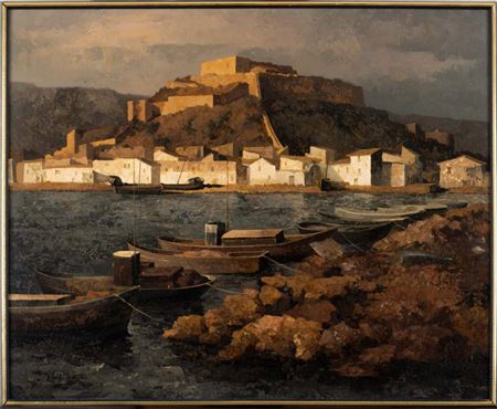 Sample artwork by Angel Estrada (Born 1933), known for painting - View similar artists and auction records