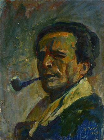 Self-portrait by Ennio Pozzi - Auction record, sale price, and art valuation. Compare with similar artists and explore comparable artworks.