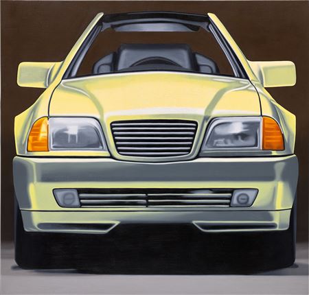 Sample artwork by Peter Cain (1959 - 1997), known for surreal vehicle, portrait, gas stations - View similar artists and auction records