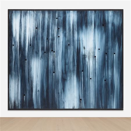 Sample artwork by Moira Dryer (1957 - 1992), known for non objective painting, sculpture - View similar artists and auction records