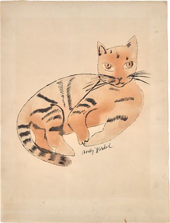 Untitled (Lying Down Cat)