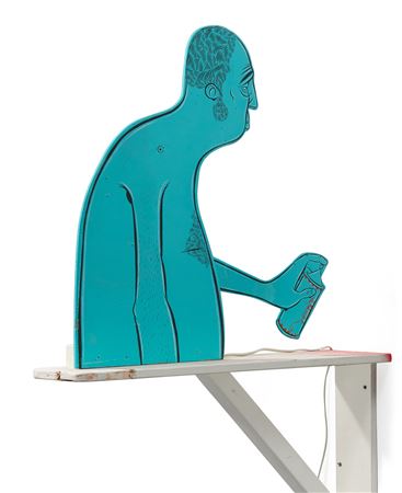 Untitled (Blue Figure)