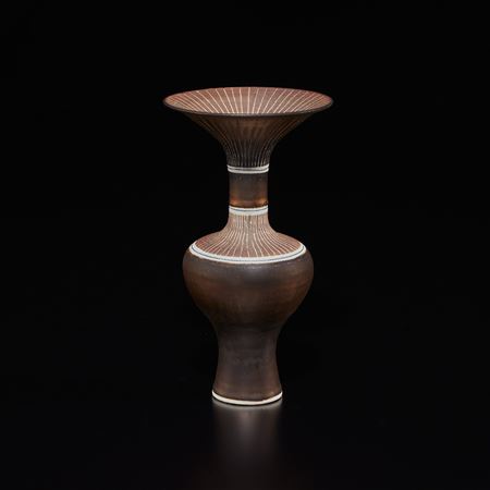 Vase with flaring lip