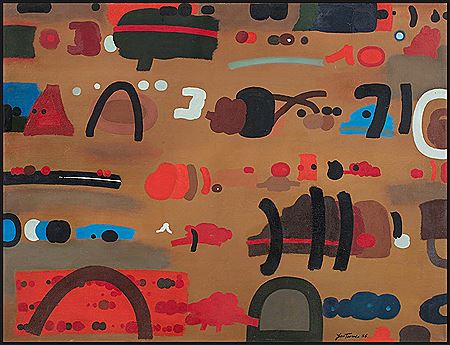 Situation, 1986 by Jan Tarasin - Auction record, sale price, and art valuation. Compare with similar artists and explore comparable artworks.