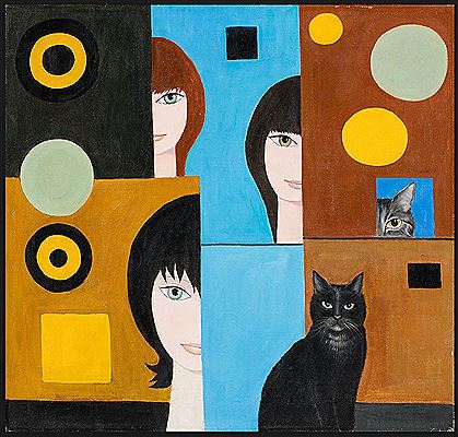 Portrait with a Cat, 1967