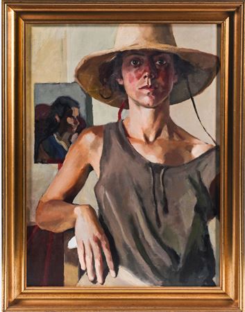 Self Portrait in Studio