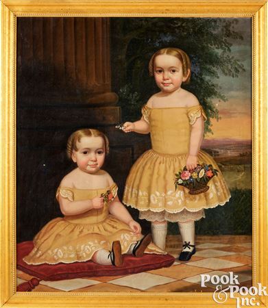 Portrait of the artist's daughters Lavinia and Florence
