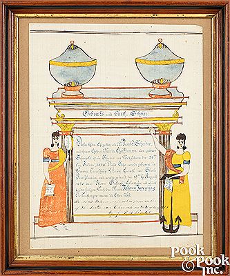 Taufschein for Johann Jeremias Schreder