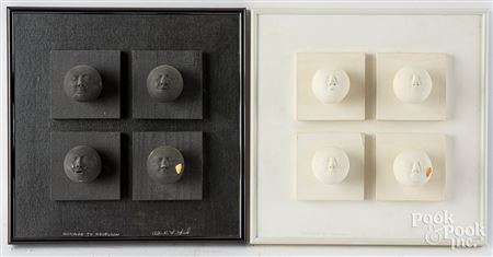 Homage to Nevelson (pair)