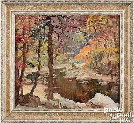 Rock Creek Park, Autumn by Gladys Nelson Smith - Auction record, sale price, and art valuation. Compare with similar artists and explore comparable artworks.