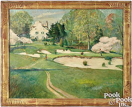 Spring on the 13th at Merion (Golf Club)