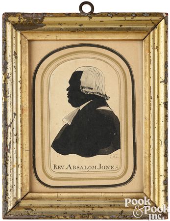 Silhouette of Reverend Absalom Jones (1746-1818)