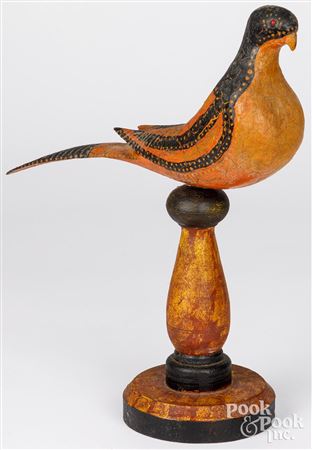 Bird on perch