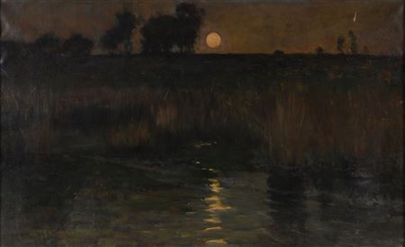 MOONRISE OVER THE RIVER