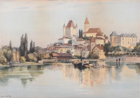 EUROPEAN HARBOR SCENE