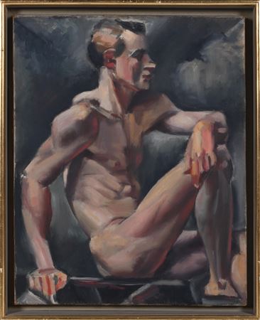 STUDY OF A MALE NUDE
