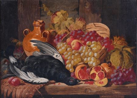 STILL LIFE WITH FRUITS AND GAME
