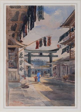 STREET SCENE IN JAPAN, 1901