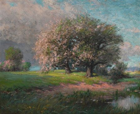 BLOSSOM TREE IN A LANDSCAPE