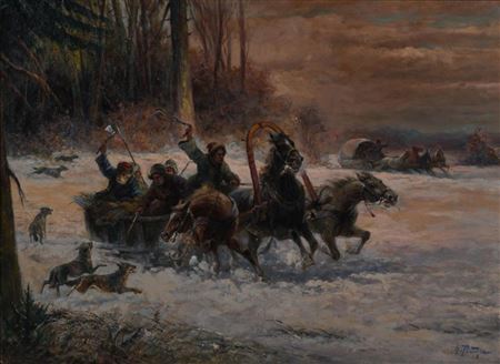 TROIKA IN SNOW
