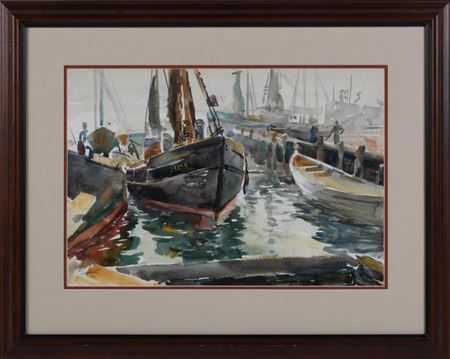 NEW ENGLAND BOAT SCENE, 1944
