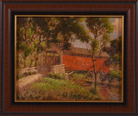 COVERED BRIDGE ON DUNNING'S CREEK, CESSNA, PA.