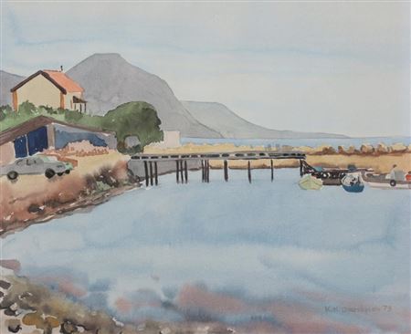 Sample artwork by Costas Economou (Born 1925), known for painting - View similar artists and auction records