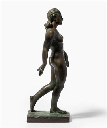 Striding woman