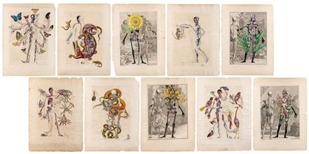 24 Works from the Albinus Series by Balint Zsako - Auction record, sale price, and art valuation. Compare with similar artists and explore comparable artworks.