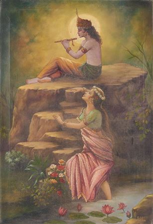 Radha Krishna by Ustad Allah Bux - Auction record, sale price, and art valuation. Compare with similar artists and explore comparable artworks.