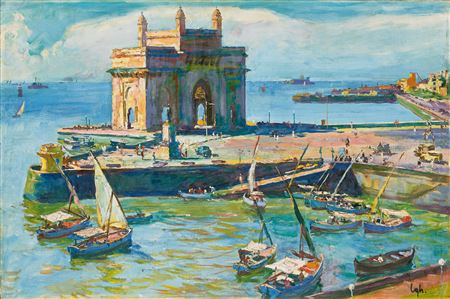 Sample artwork by Walter Langhammer (1905 - 1977), known for painting, landscape - View similar artists and auction records
