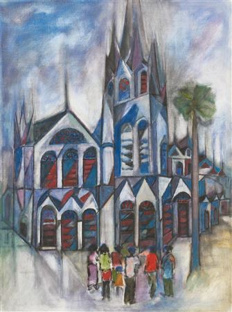 Sample artwork by Narayanan Akkitham (Born 1939), known for painting - View similar artists and auction records