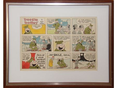 Beetle Bailey Original Art Page