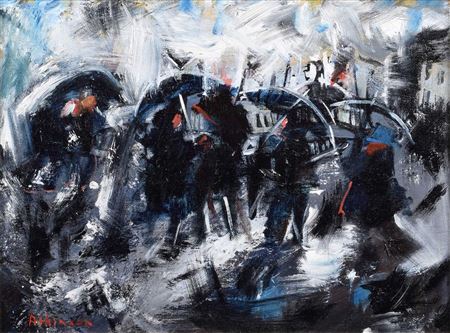 "A November Downpour"