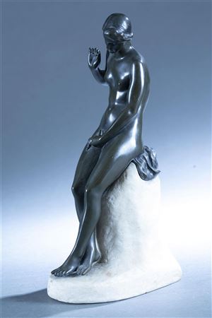 Seated figure