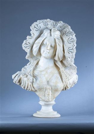 A bust of a woman