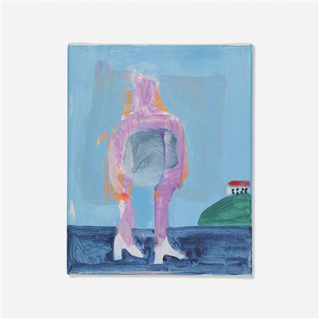 Woman Looking at House
