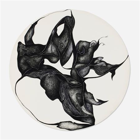 Floral Figure (Tondo)