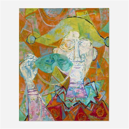 Clown with Mask