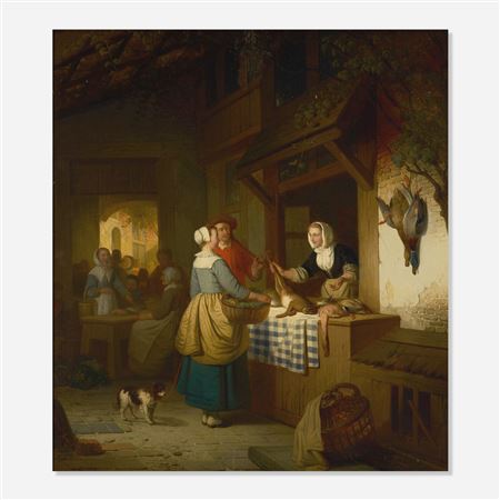 Marchande de volailles
