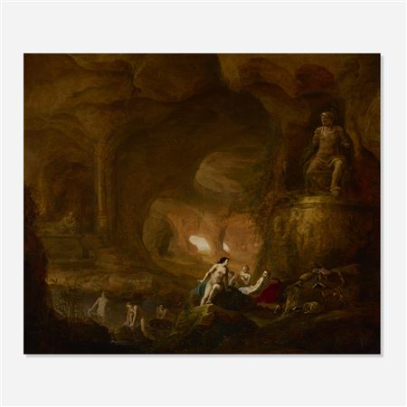 Diana and her nymphs in a grotto