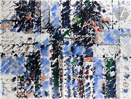 Composition, 1986 by Raymonde Godin - Auction record, sale price, and art valuation. Compare with similar artists and explore comparable artworks.