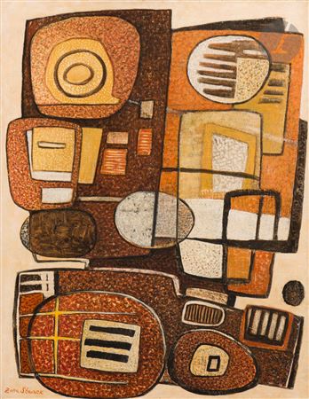 Composition in brown