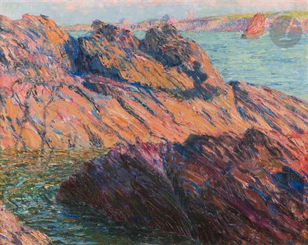 Rocks at sunset