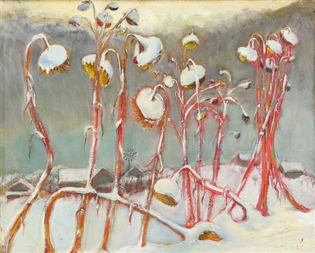 Sonnenblumen im Winter