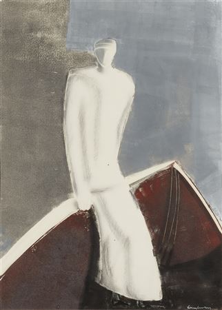 Figure at the Prow by Sonia Lawson - Auction record, sale price, and art valuation. Compare with similar artists and explore comparable artworks.