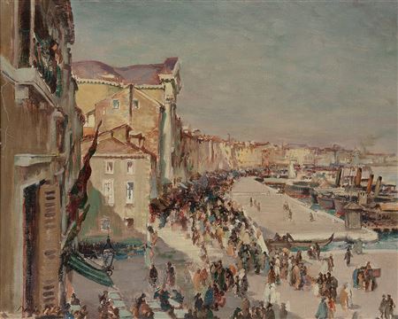 Sample artwork by David Prophet Ramsay (1888 - 1944), known for painting - View similar artists and auction records