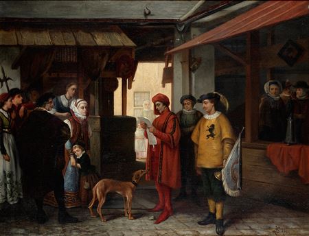 Sample artwork by Léon Becker (1826 - 1909), known for painting - View similar artists and auction records