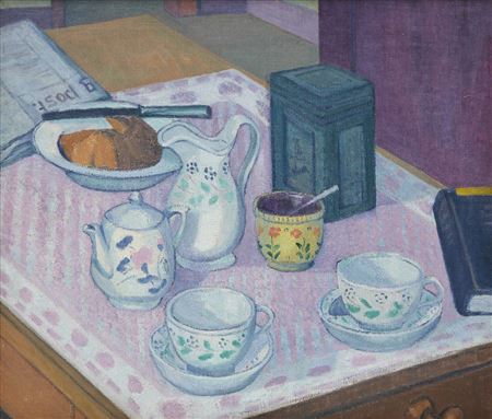 Sample artwork by Stanislawa De Karlowska (1876 - 1952), known for modernist painting, portrait and landscape - View similar artists and auction records